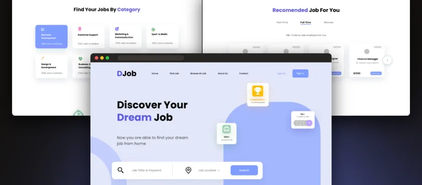 Назва кейсу	UI/UX дизайн сайту для пошуку роботи DJob